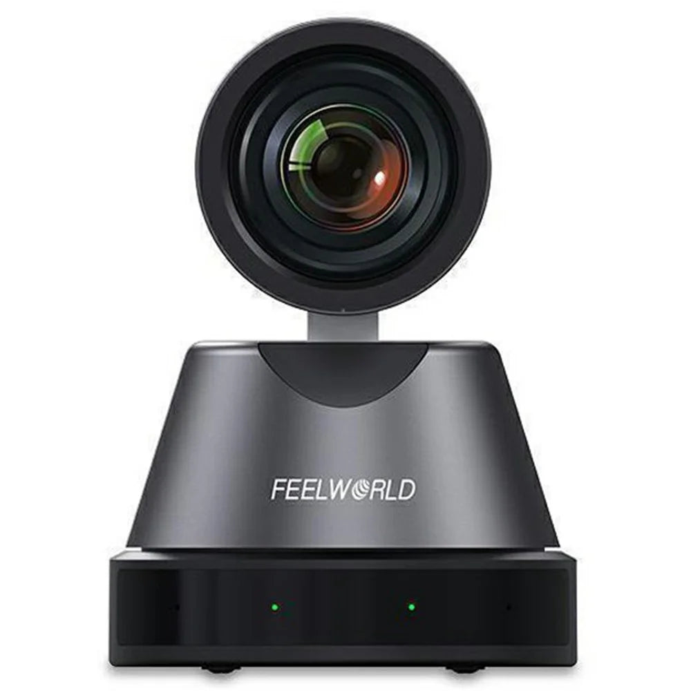 FEELWORLD 4K PTZ Camera 12X Optical Zoom AI Person Tracking Camera HD / USB / LAN Output - US Plug - 3