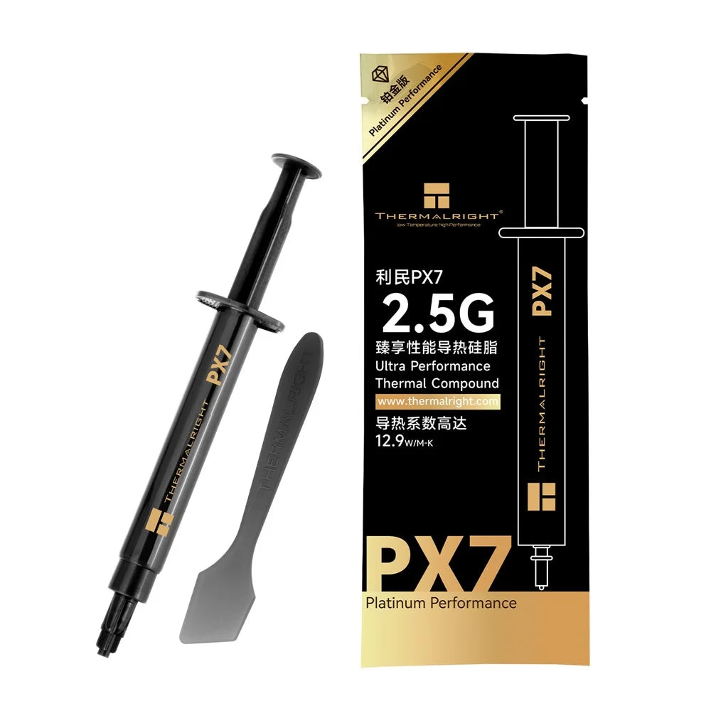 THERMALRIGHT PX7 2.5g CPU Thermal Paste 12.9W / mK High Performance Heat Dissipation Compound with Spatula - 6