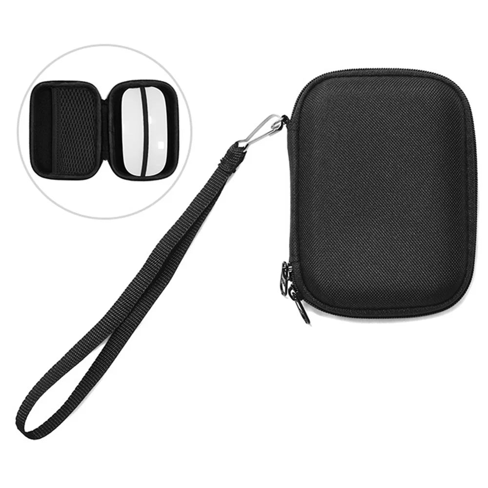 For Logitech Pebble M350 Wireless Mouse Portable Storage Bag Shockproof Zipper Carrying Case - 1
