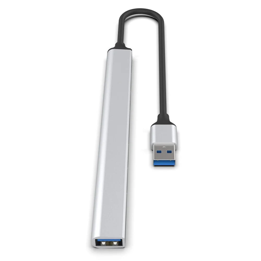 7-Port USB Hub High Speed Splitter Expander Adapter Docking Station for Laptop Hard Drive Mouse Keyboard - USB 3.0 - 4