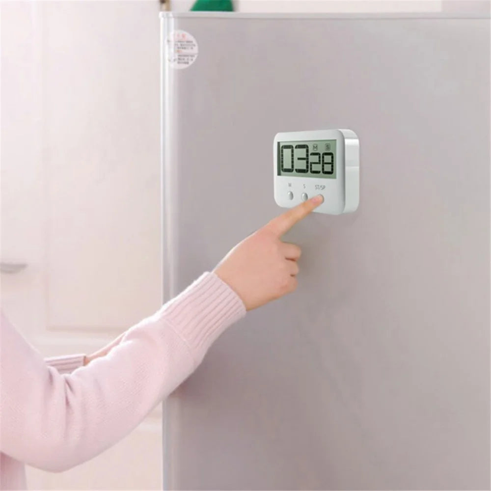 118S Digital Kitchen Timer Magnetic Countdown Timer Cooking Timer with Loud Alarm for Kitchen Teachers Students Games Kids Meetings - 5