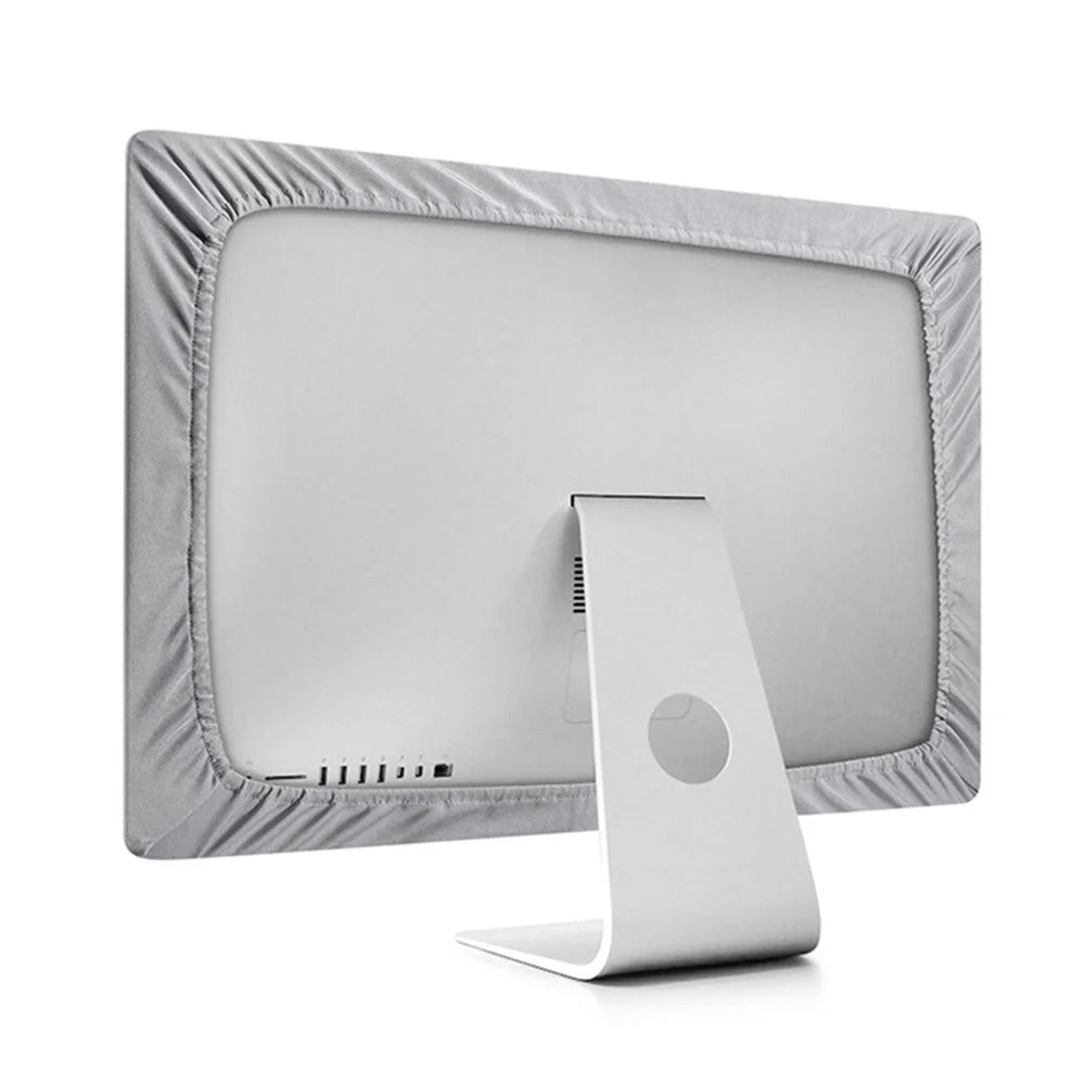 TXESIGN 21-inch Computer Screen Foldable Dustproof Protective Cover for Apple iMac Macbook Pro Air Samsung HP Dell Lenovo - Silver - 3