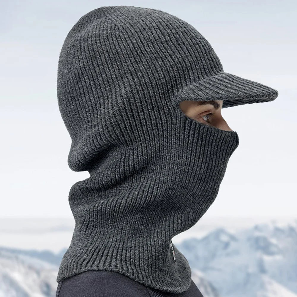 GOLOVEJOY DMZ111 Winter Outdoor Cycling Sunscreen Balaclava Cap Helmet Liner Neck Warmer Ski Hat - Dark Grey - 4