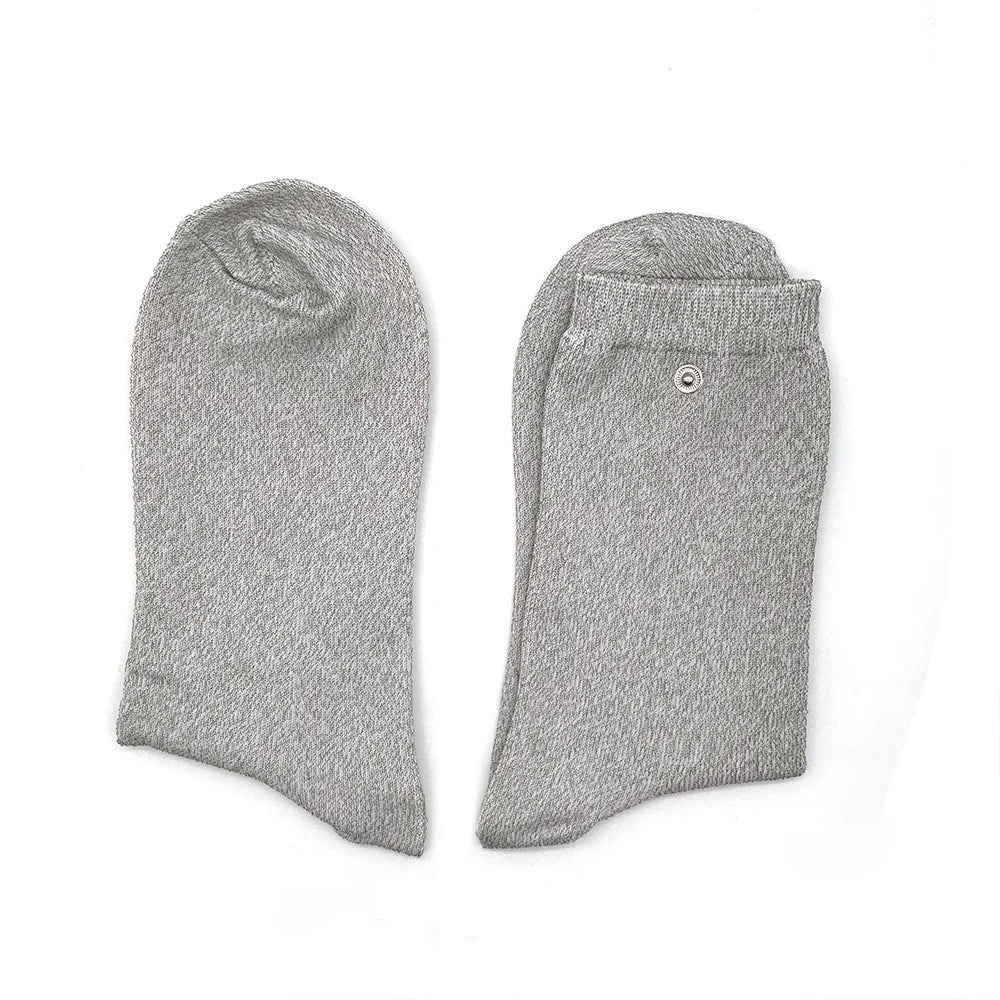 MH-Y094 1 Pair Solid Color Silver Fiber Conductive Long Socks Electrode Socks for DDS Physiotherapy Device - 2