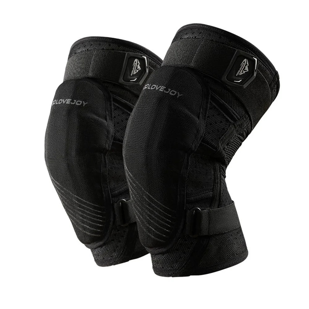 GOLOVEJOY HX37 Knee Brace for Outdoor Skiing Cycling Shock Absorption EVA Knee Protector Size XL - 1