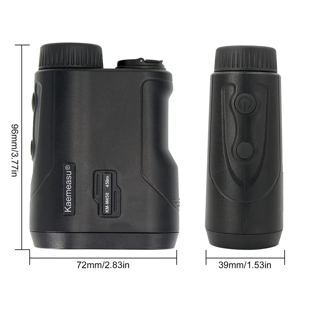 KAEMEASU Rechargeable Telescope Laser Rangefinder Distance Meter for Golf Hunting - KM-M450 - 5