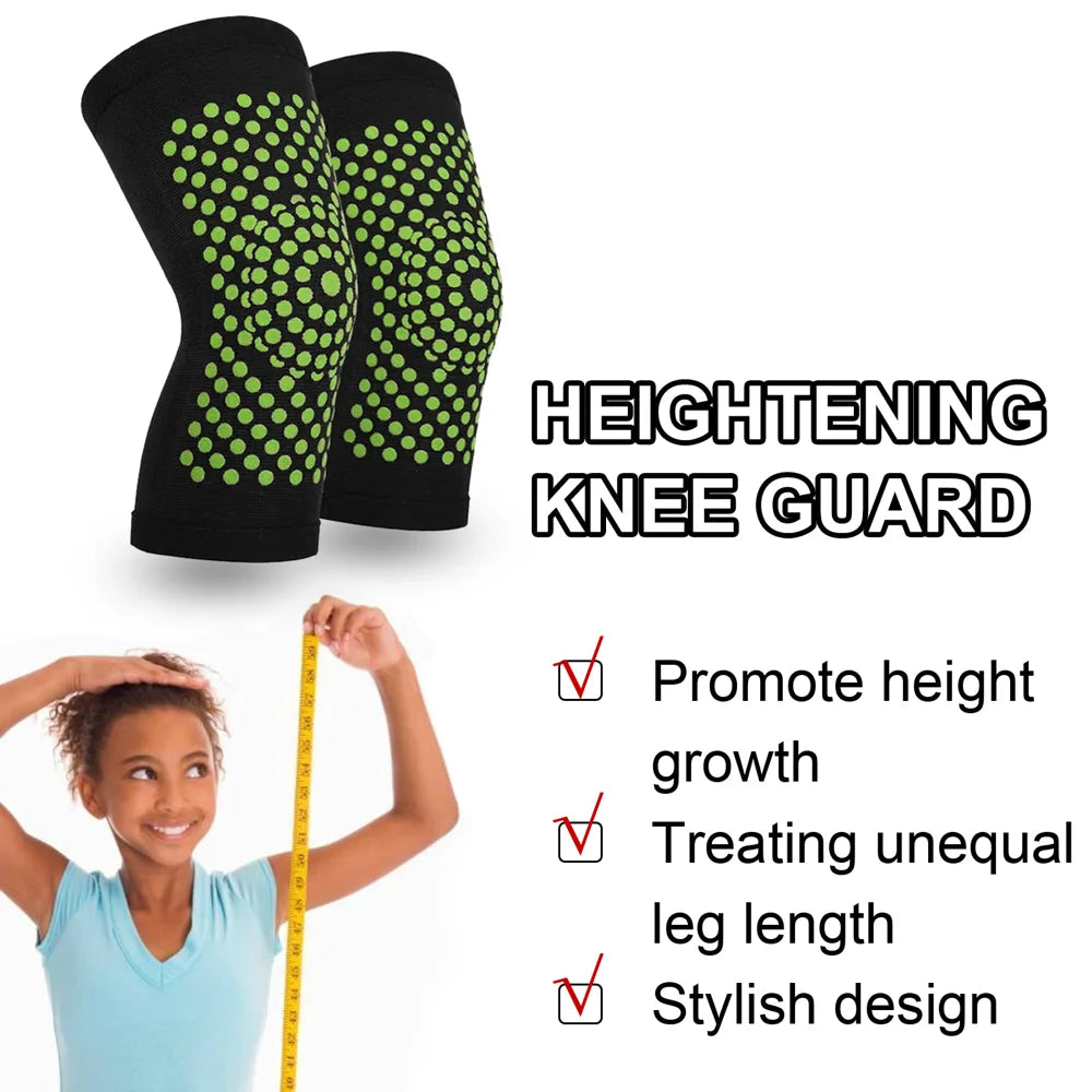 HOUKEA 1 Pair Far Infrared Titanium Ion Knee Guard Mugwort Extract Joint Support Knee Brace for Outdoor Sports - 1 Pair - 6