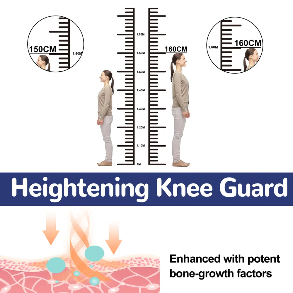 HOUKEA 1 Pair Far Infrared Titanium Ion Knee Guard Mugwort Extract Joint Support Knee Brace for Outdoor Sports - 1 Pair - 7