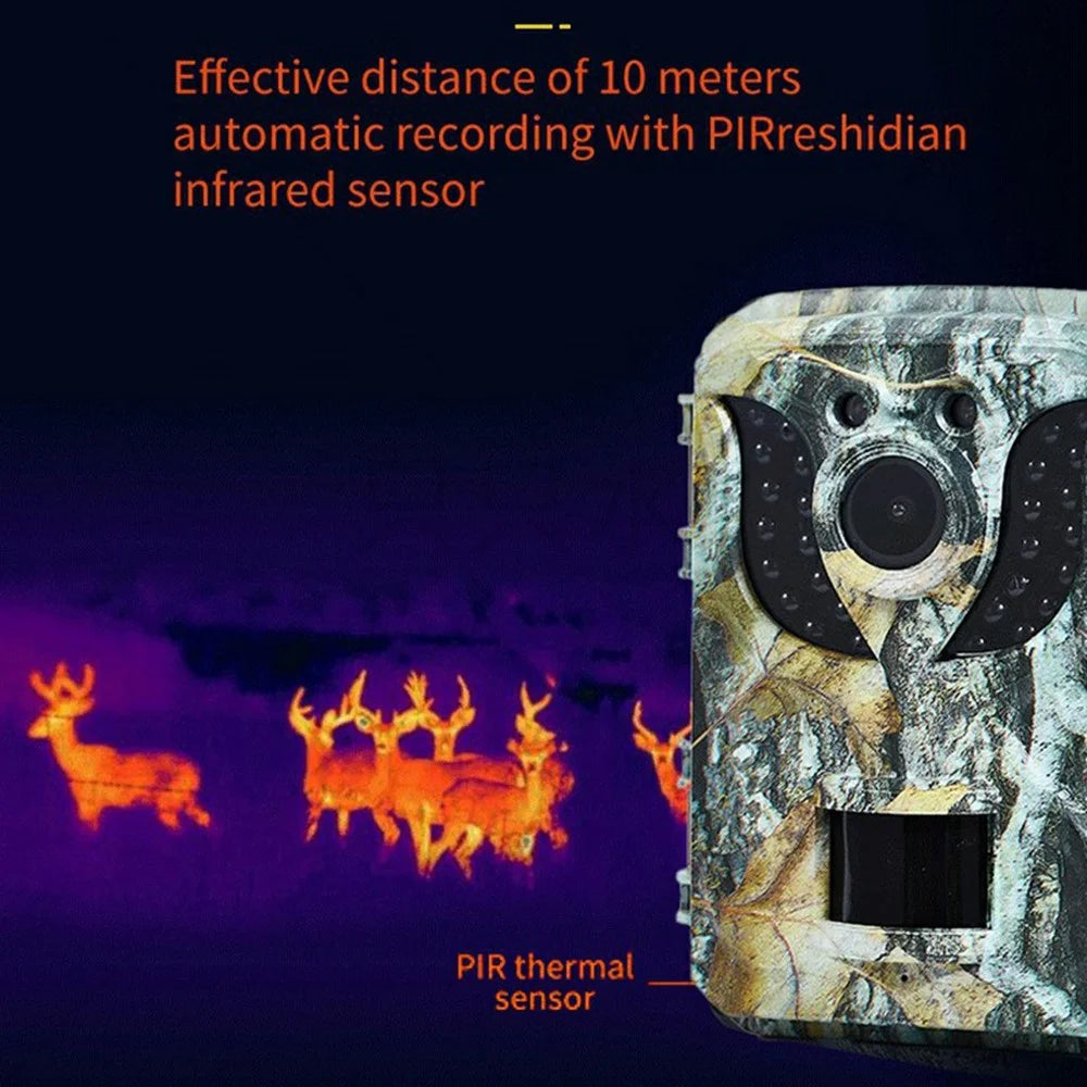 DL005 Outdoor Night Vision Wildlife Monitoring Hunting Camera 1080P HD PRI Infrared Trail Camera - 5