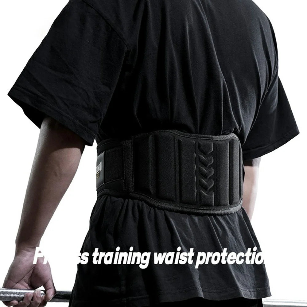 GOUNOD HY020 Weight Lifting Powerlifting Waist Support Belt Squat Training Waist Protection Band - Black S - 2