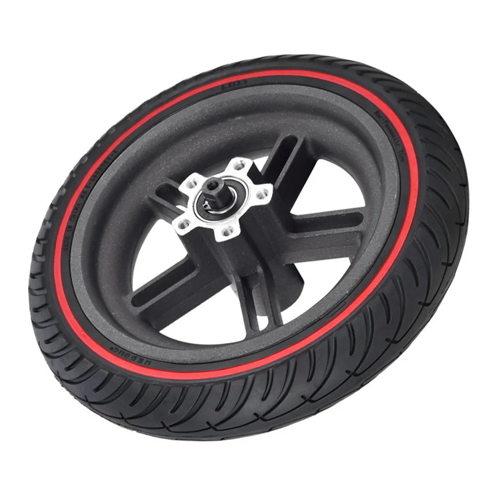 For Xiaomi 1S / M365 / Lite Electric Scooter 8.5-Inch Rear Wheel Hub Colored Circle Decor E-scooter Tire Replacement - Red - 2