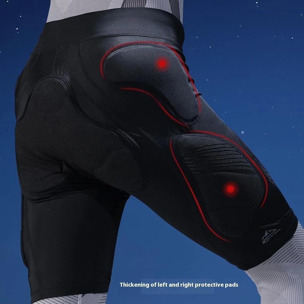 GOLOVEJOY HX38 Adult Ski Hip Protection Short Pants Roller Skating Thickened Shock Absorption Anti-Fall Shorts - S - 3