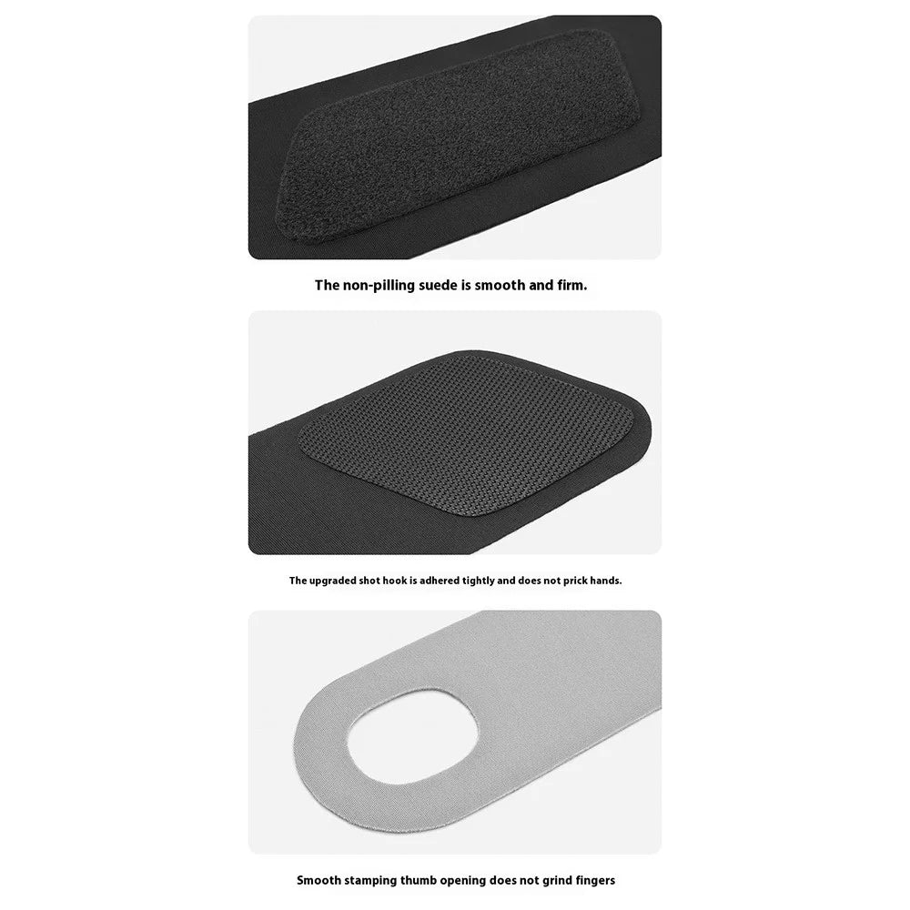 AOLIKES 7935 1Pc Wrist Guard Sprained Wrist Fixing Strap Sports Fitness Thin Summer Wrist Band - Black M - 6