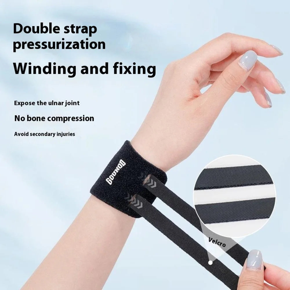 GOUNOD HW003 1Pc Sports Wrist Support TFCC Protection Wrap Sprain Recovery Compression Wrist Brace - Black - 4