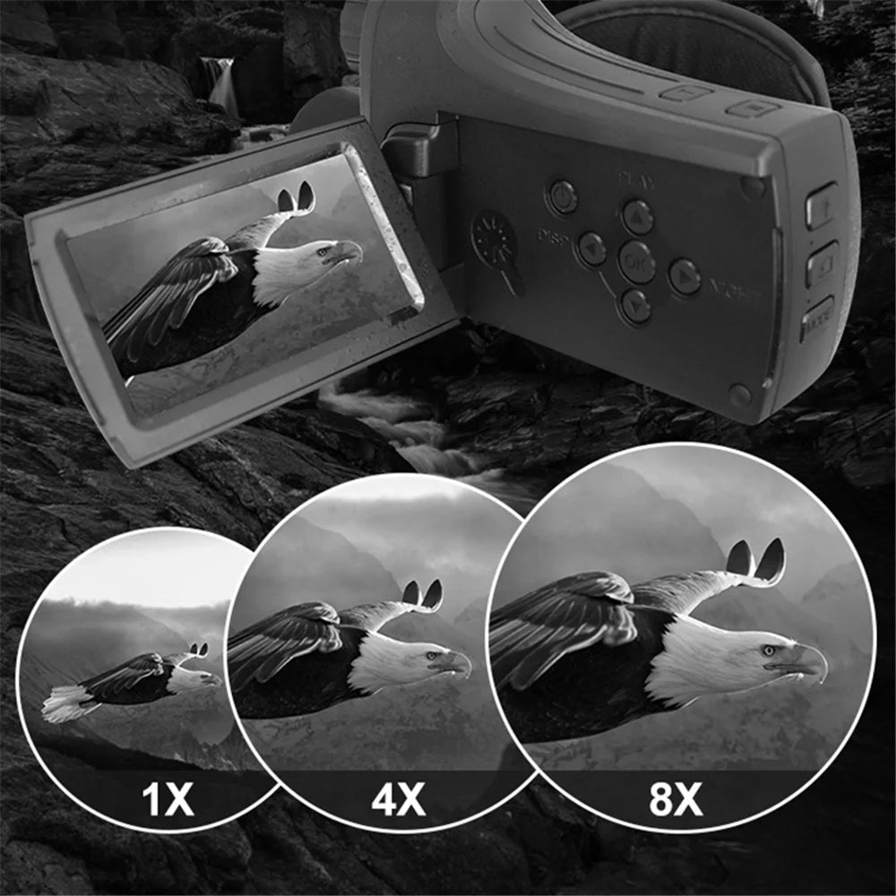 NV2186 Handheld Camcorder 8X Digital Zoom Camera Recorder Infrared Night Vision Camera for Hunting - 5