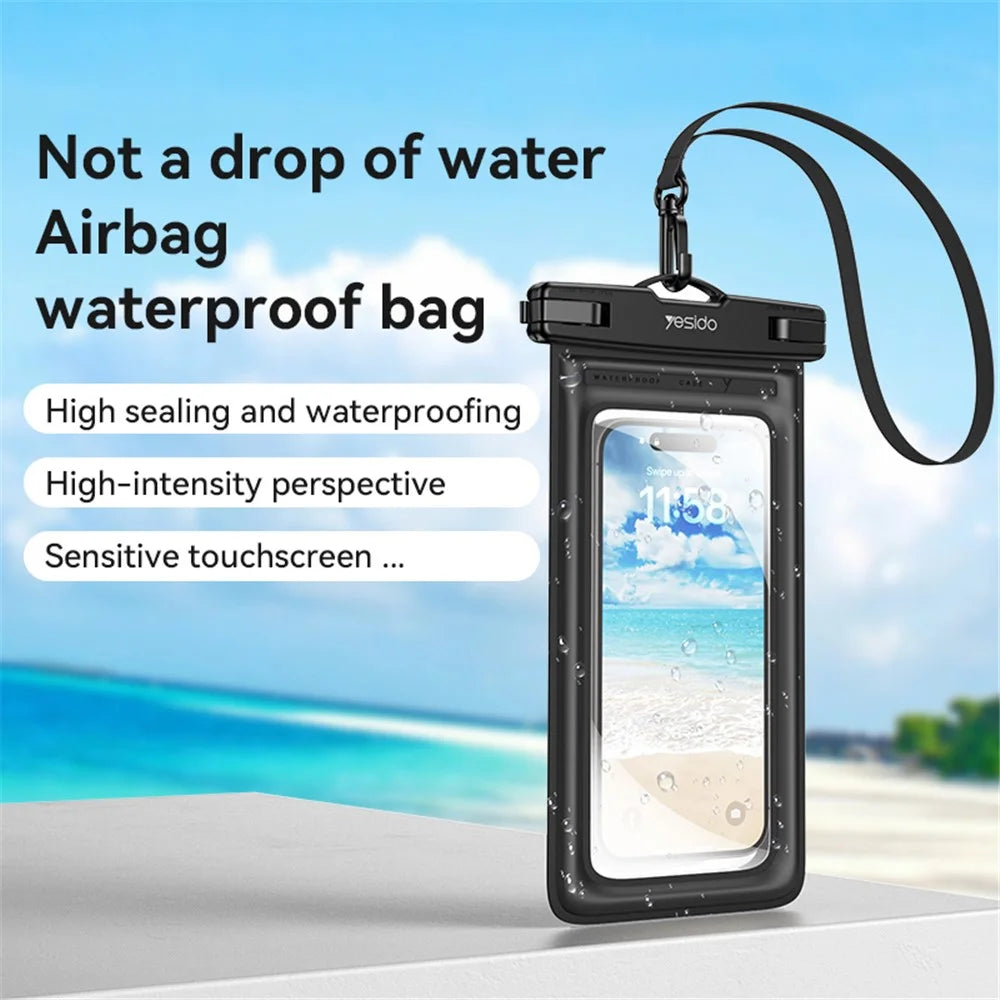 YESIDO WB50 30m Waterproof Floating Phone Pouch Touchscreen Cellphone Dry Bag for Swimming / Diving - 2