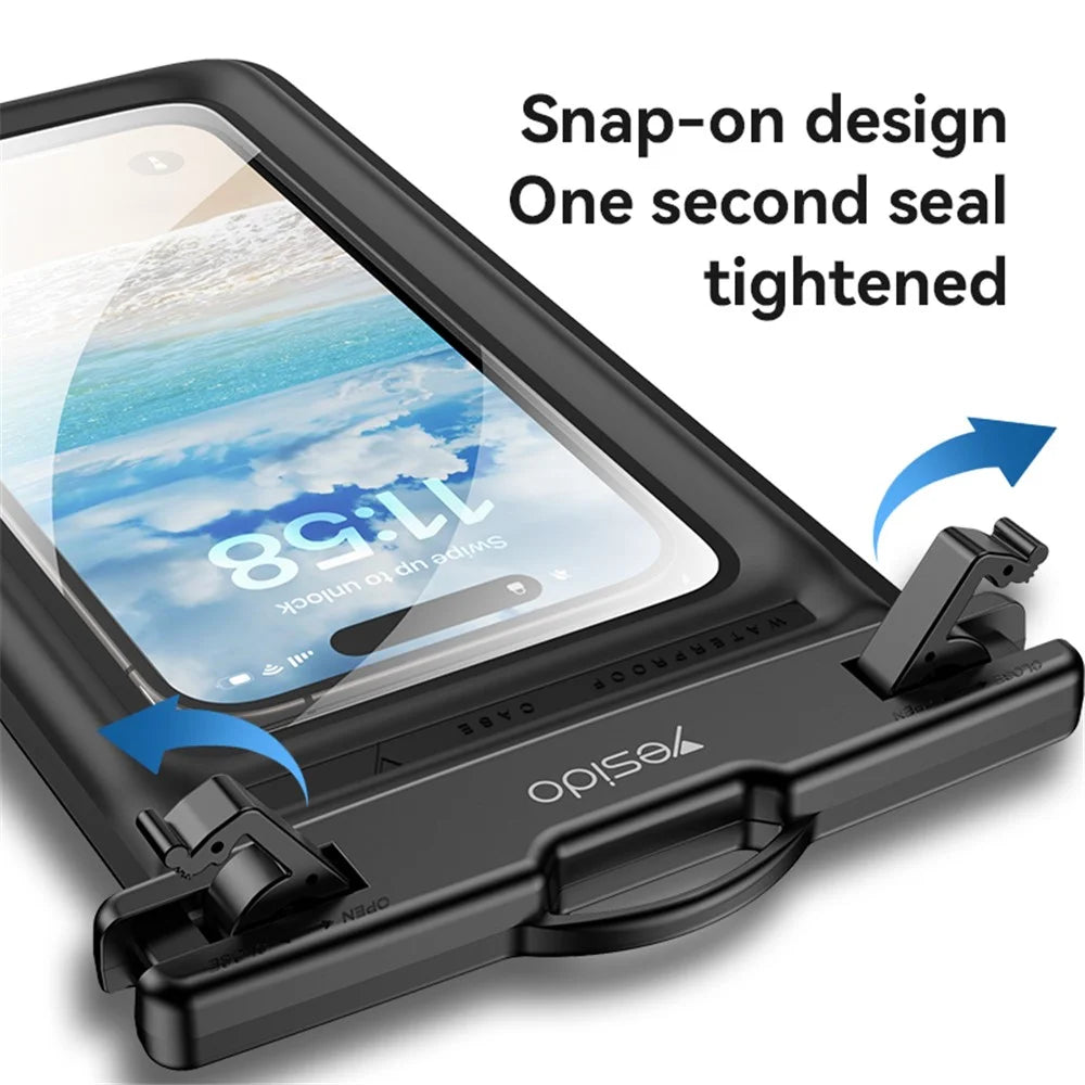 YESIDO WB50 30m Waterproof Floating Phone Pouch Touchscreen Cellphone Dry Bag for Swimming / Diving - 5