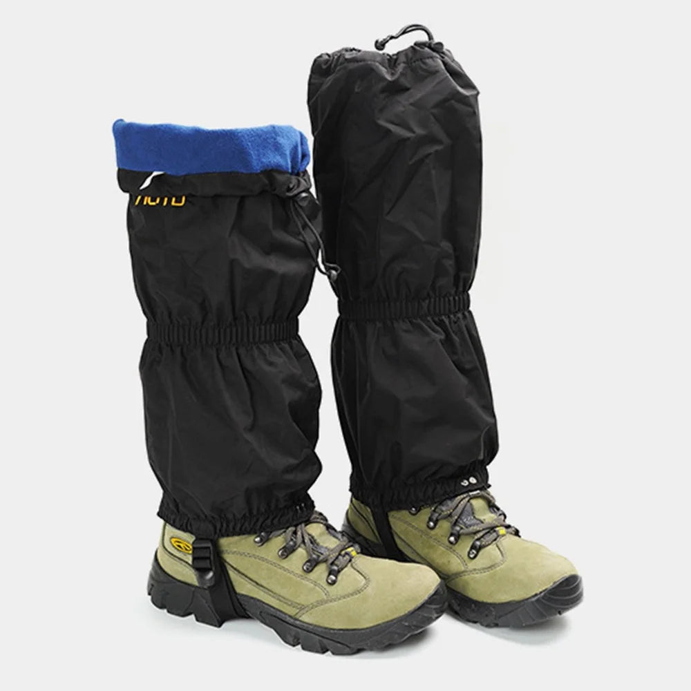 AOTU 1 Pair Waterproof Gaiters Oxford Cloth Leg Cover Protector for Outdoor Walking Climbing Skiing - 3