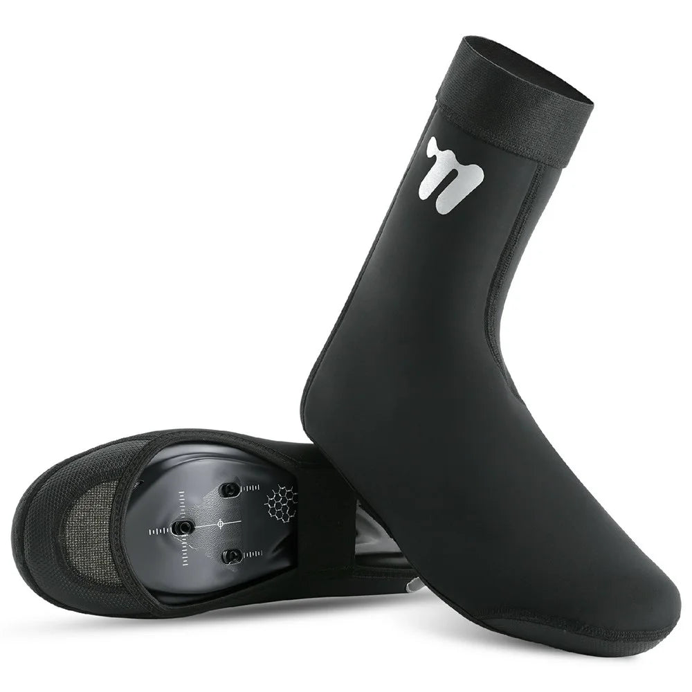 WEST BIKING YP0215050 1 Pair Windproof Cycling Shoes Cover Winter Thermal Overshoes Protector, for Shoe Size 40-43 - 1