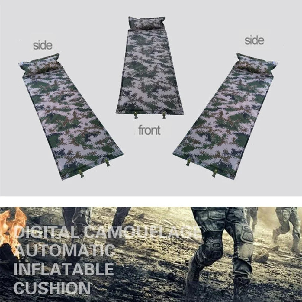 cqd1001 190x70x4cm Camping Sleeping Pad Extra Thick Pillow Ultralight Waterproof Sleeping Mat with Carrying Bag - 2