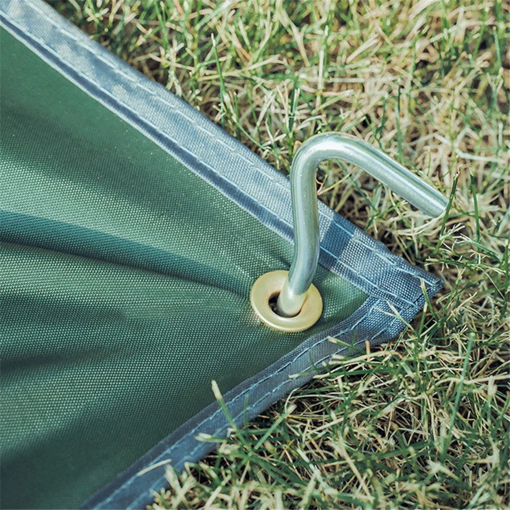 AOTU 240x220cm Portable 420D Oxford Cloth Moisture-proof Picnic Mat Outdoor Camping Carpet with Ground Nail - Army Green - 5