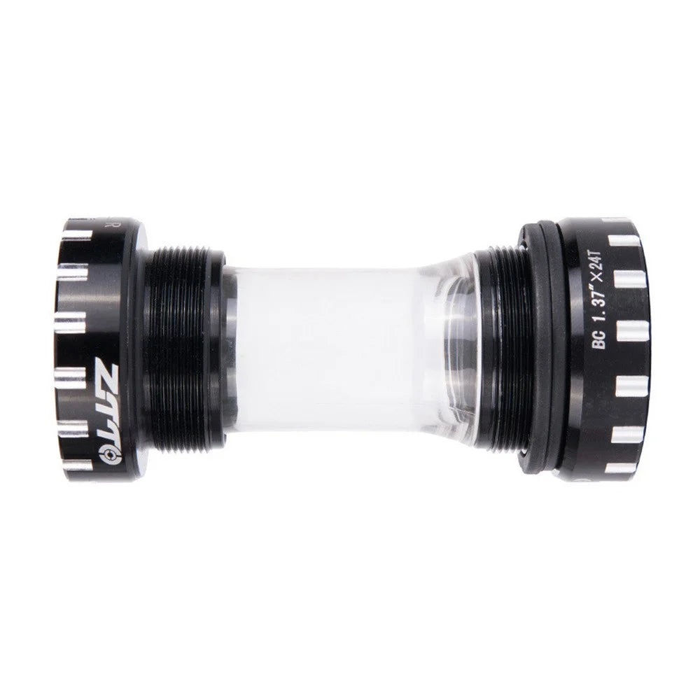 ZTTO BB109TC Press-In Threaded BB MTB Bike Ceramic Bearing Dub Thread Bottom Bracket - Black - 1