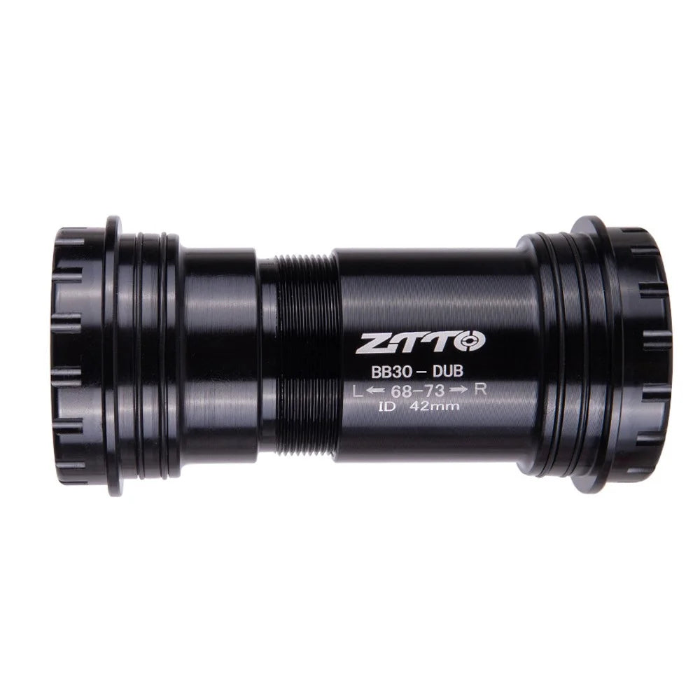 ZTTO BB30 68 / 73mm 42mm Frame Thread Lock Bicycle Bottom Bracket for SRAM / Truvativ DUB Crankset - DUB Black - 4