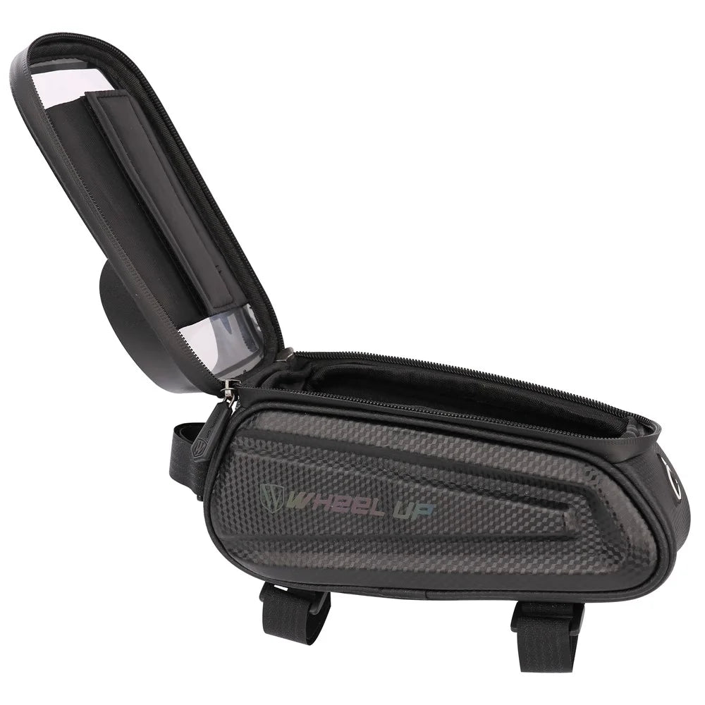 WHEEL UP 050 Reflective Safe Cycling Bag Waterproof Saddle Bag Touch Screen 7.0" Phone Case - 4