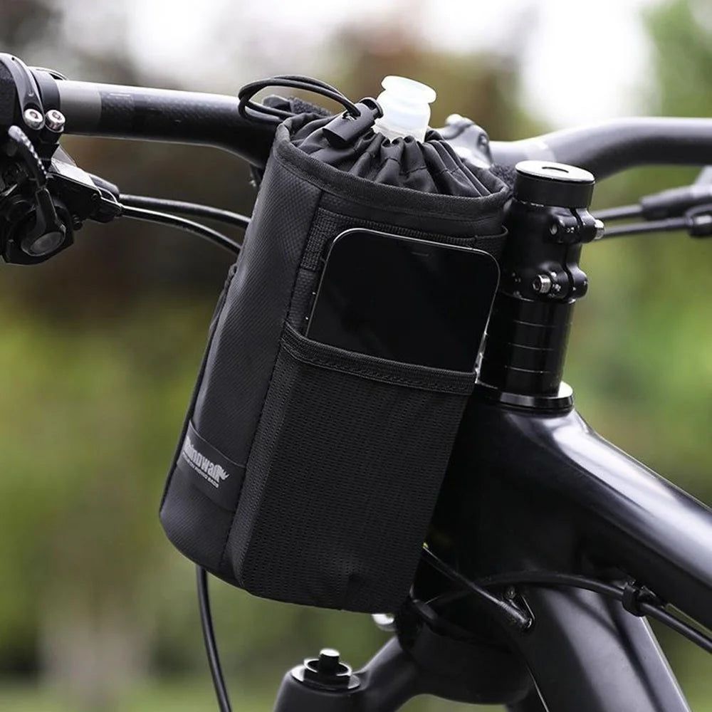 RHINOWALK PK9100 Bicycle Handlebar Bag Road Mountain Bike Cycling Water Bottle Holder Pack - 7