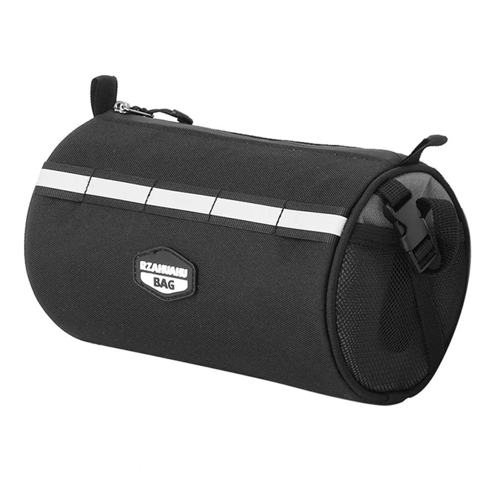 RZAHUAHU 2L Waterproof Bicycle Front Beam Bag MTB Bike Bag Cycling Shoulder Bag - Black / Grey - 1