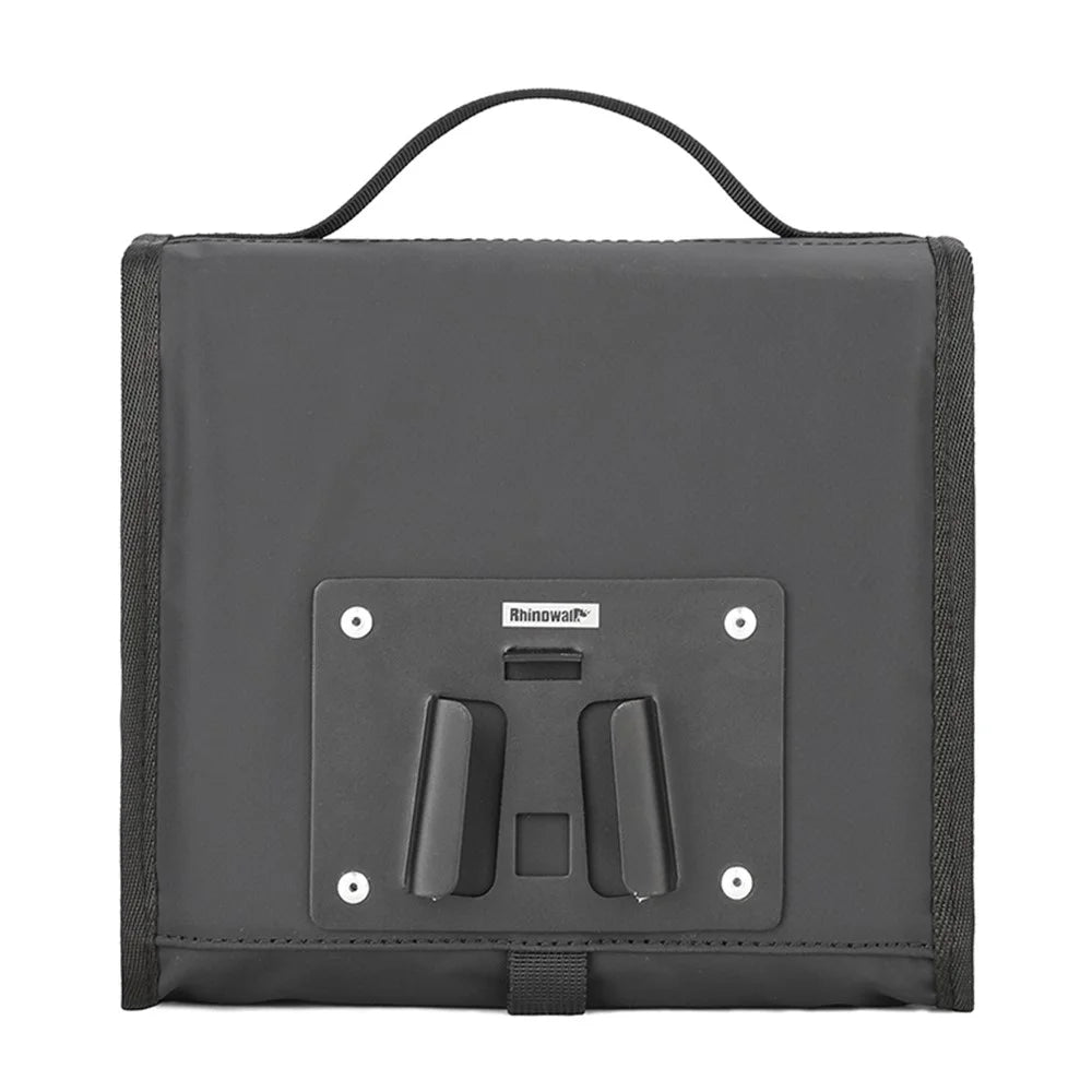 RHINOWALK RK9107 Bike Front Bag Foldable Expandable Insulation Bicycle Storage Bag with Shoulder Strap - Black - 2