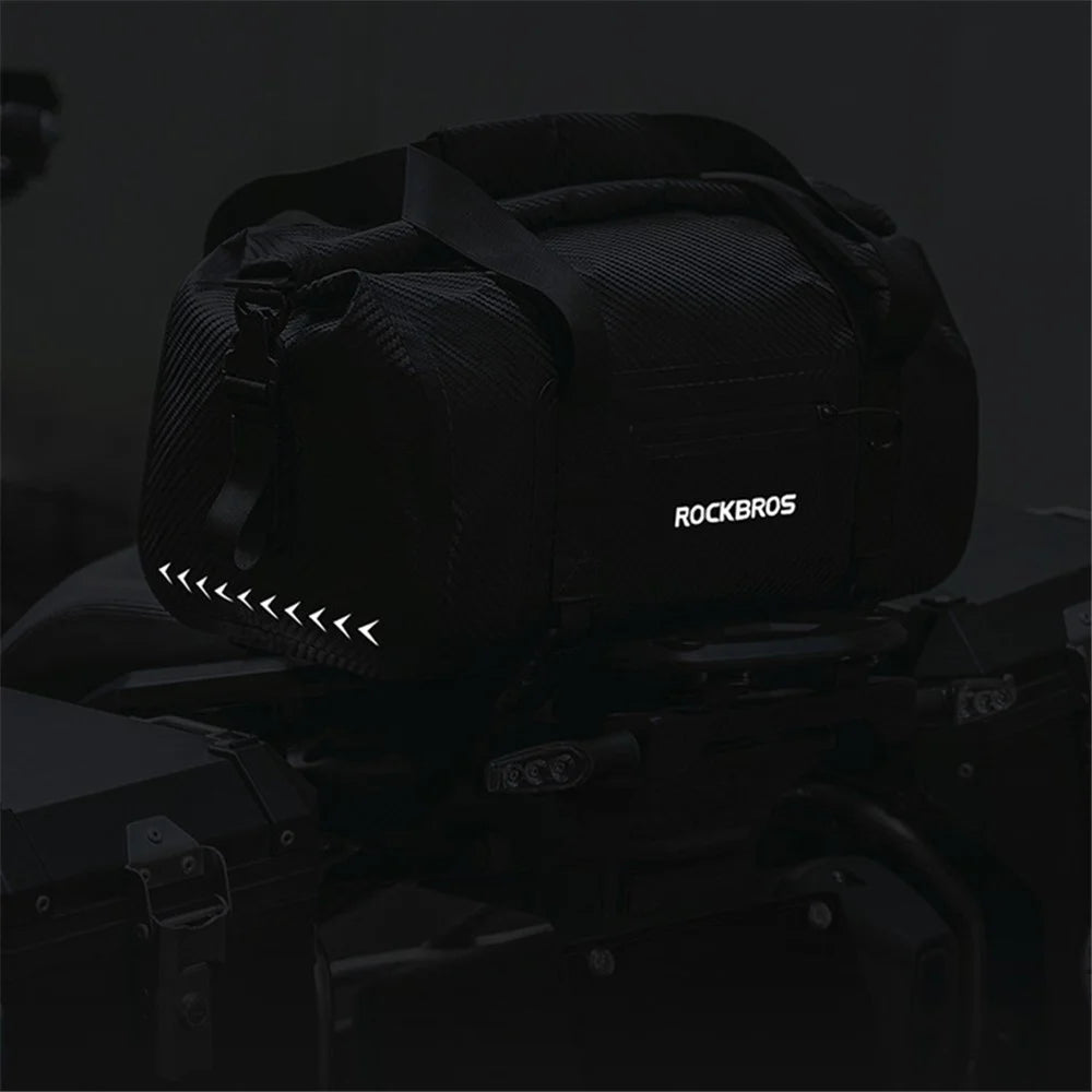 ROCKBROS AS-118 40L Bicycle Rear Rack Waterproof PVC Motorcycle Pannier Cycling Bag - 7