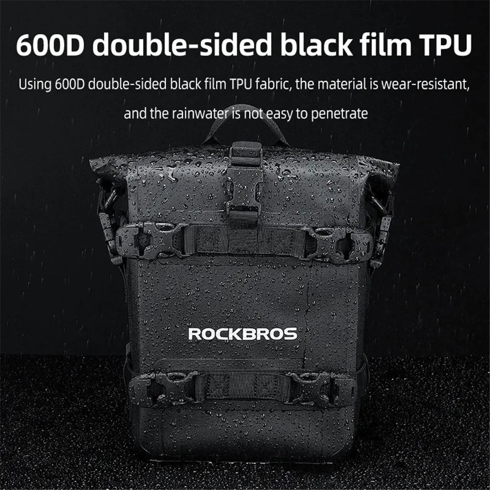 ROCKBROS AS-095 5L Large Capacity Motorcycle Bag Motor Bike Bumper Side Bag Waterproof Shoulder Pack - 2