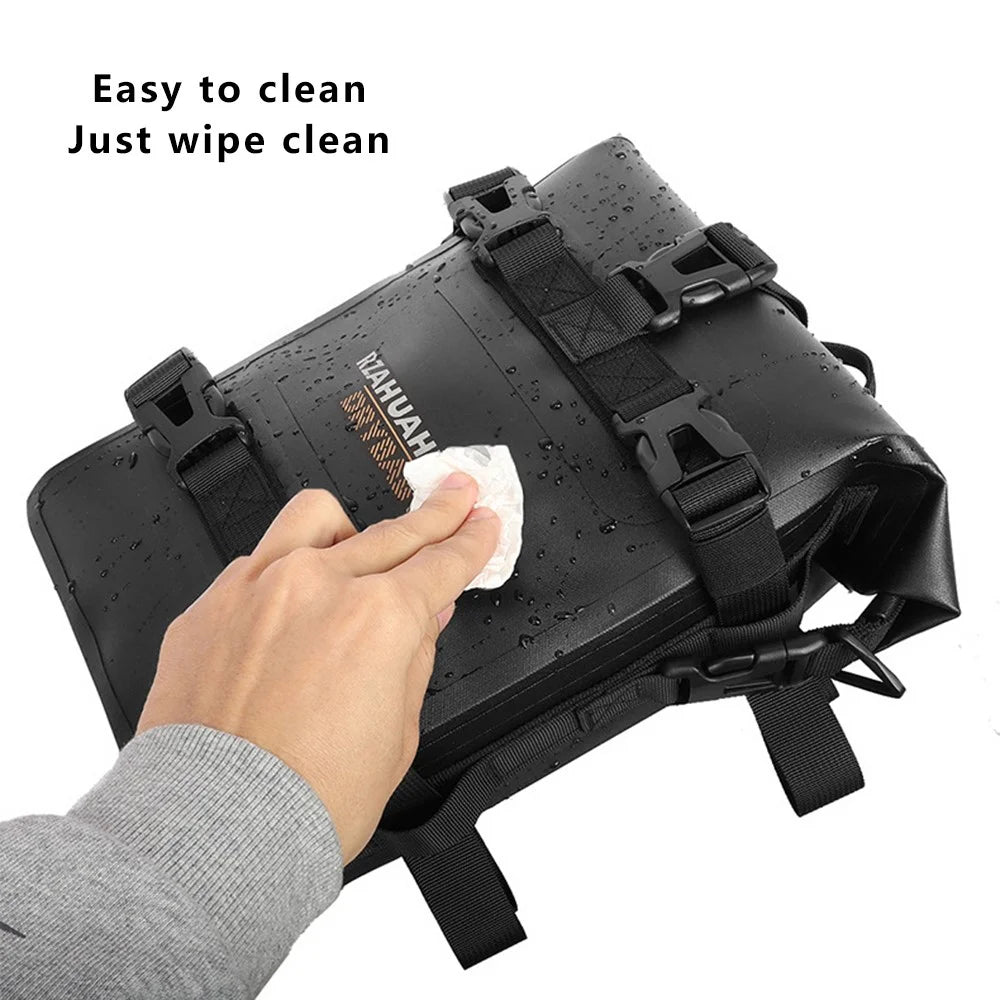 RZAHUAHU 556 Polyester+TPU Motorcycle Crash Bar Frame Bag Motorbike Side Saddle Bag - 6