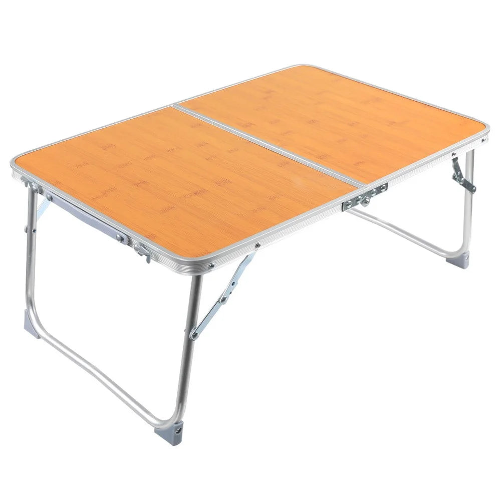 AOTU AT6771 Outdoor Camping Picnic Portable Folding Table MDF Board + Aluminum Alloy Small Table - 7