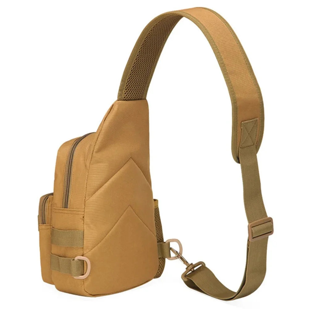 HALIN A14 Military Molle Chest Bag Oxford Cloth Crossbody Sling Bag Daypack - Style A - 4
