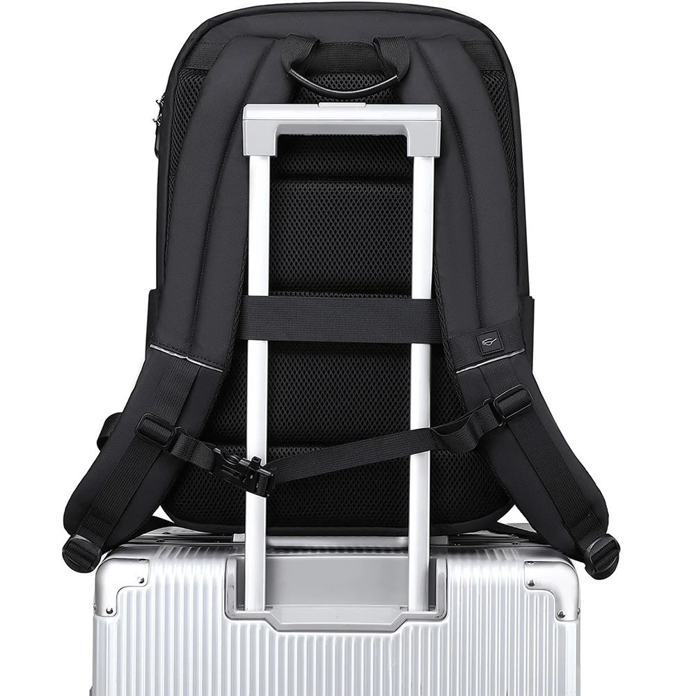 COOLBELL CB-8311 Anti Theft Backpack for 15.6 Inch Laptop Waterproof Large Capacity Travel Shoulder Bag - Black - 5