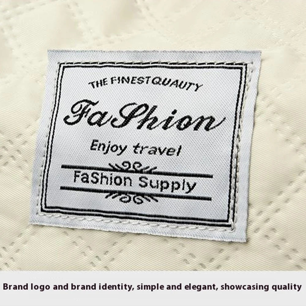 026-1 Expandable Travel Duffel Bag Oxford Fabric Waterproof Luggage Organizer Handbag with Shoulder Strap - Beige - 5