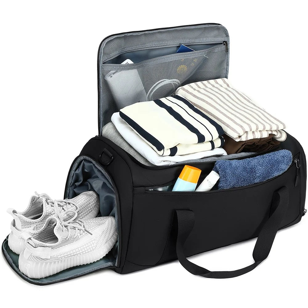 PS-512 41L Large Capacity Dry Wet Separation Gym Bag Waterproof Handbag Crossbody with Adjustable Shoulder Strap - 4