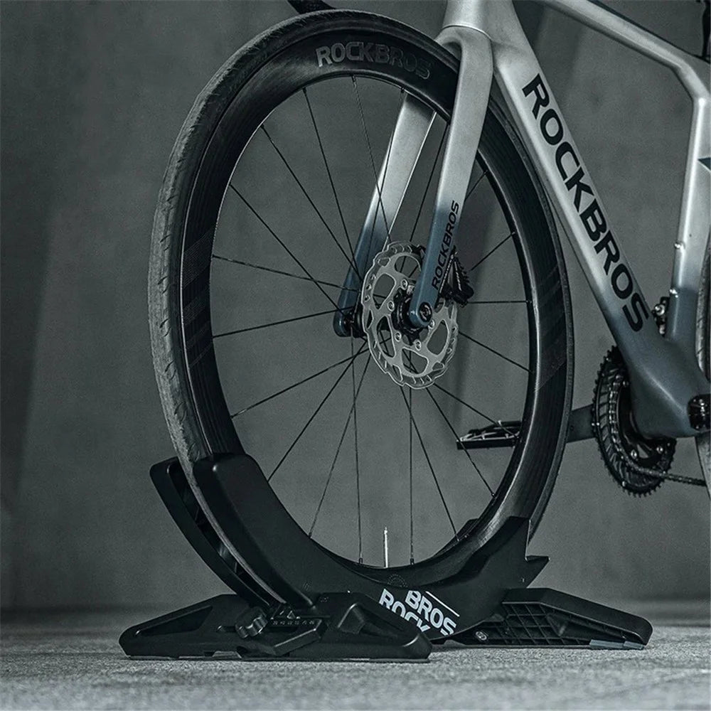 ROCKBROS 27210013001 Bicycle Stand Rack Indoor Bike Storage Road MTB Bicycle Stop Parking Stand - Black - 4