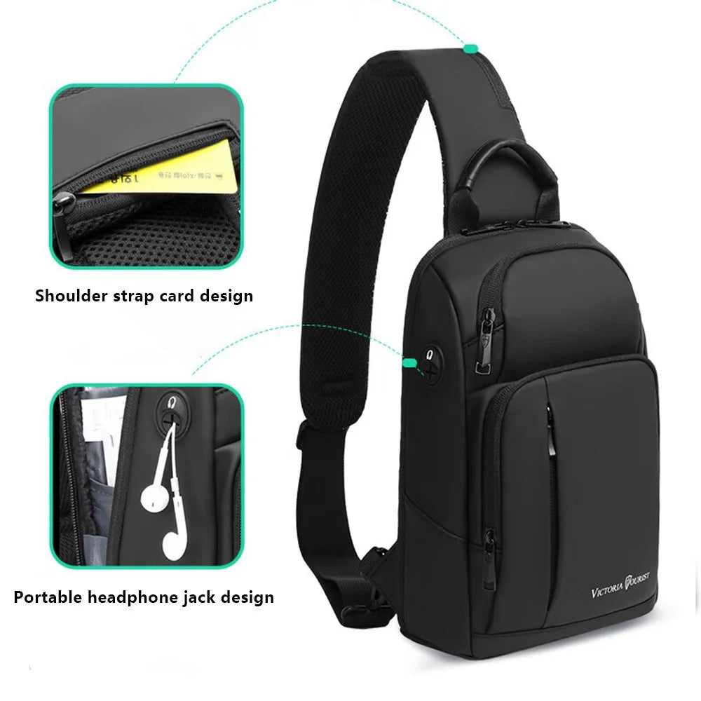 VICTORIATOURIST V5089 Chest Bag Crossbody Sling Backpack Waterproof Outdoor Sports Shoulder Bag - 6