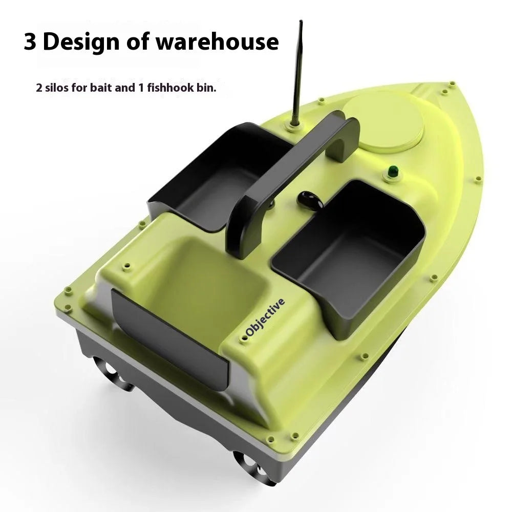 D18B 3 Bait Slot GPS Positioning Fishing Bait Boat for Lakes Rivers 500m Remote Control (CE Certified) - EU Plug - 7