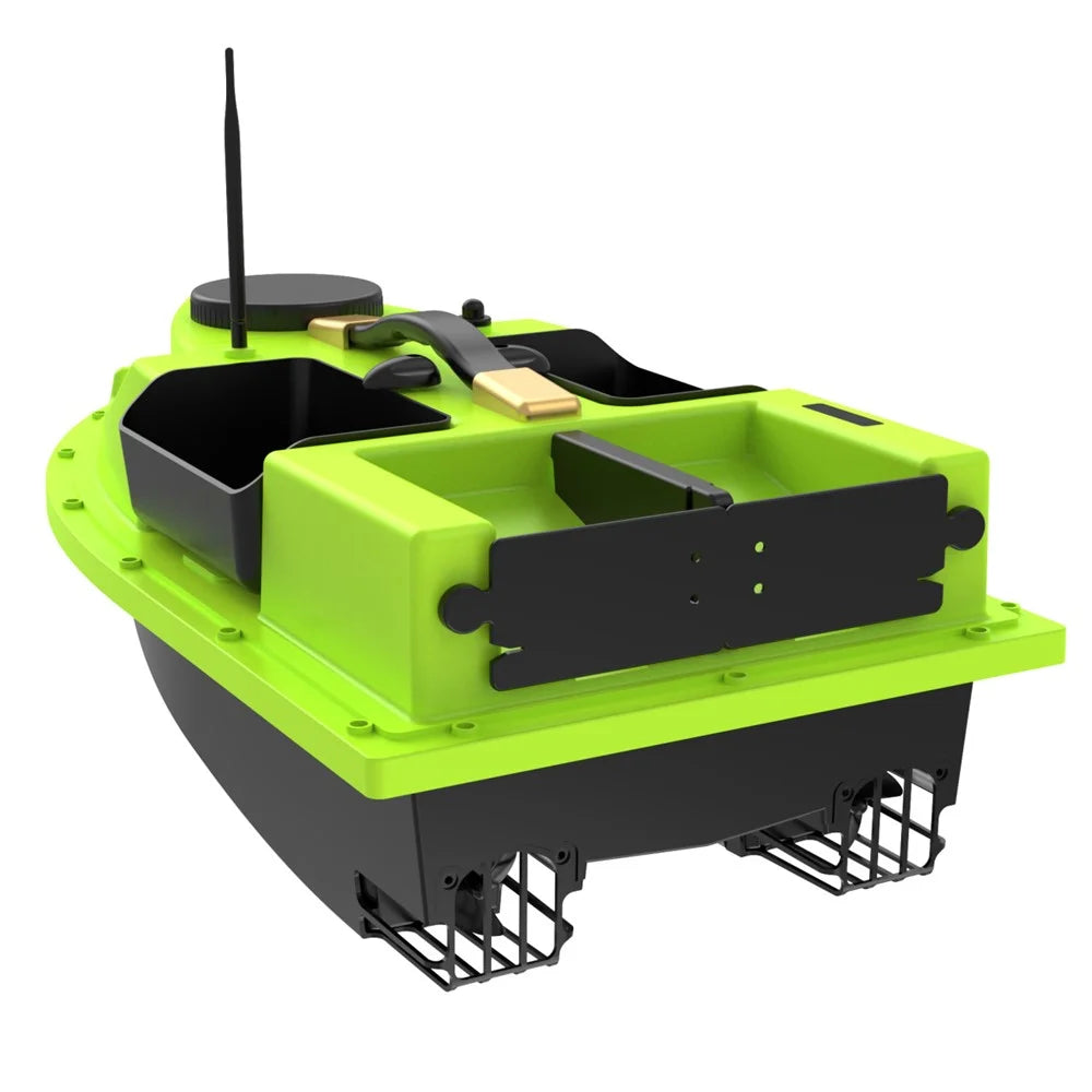 D19Y 4 Bait Slot GPS Positioning Fishing Bait Boat 600M Remote Control for River / Lake, with Light (CE Certified) - EU Plug - 2