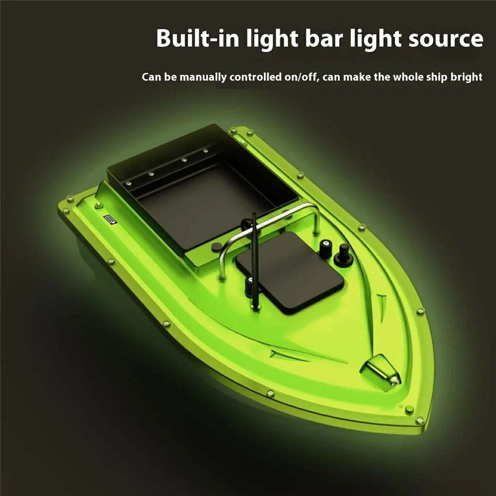 D26 GPS Positioning Self Return 2kg Load Remote Control Automatic Fish Bait Boat with Light (CE Certified) - EU Plug - 5