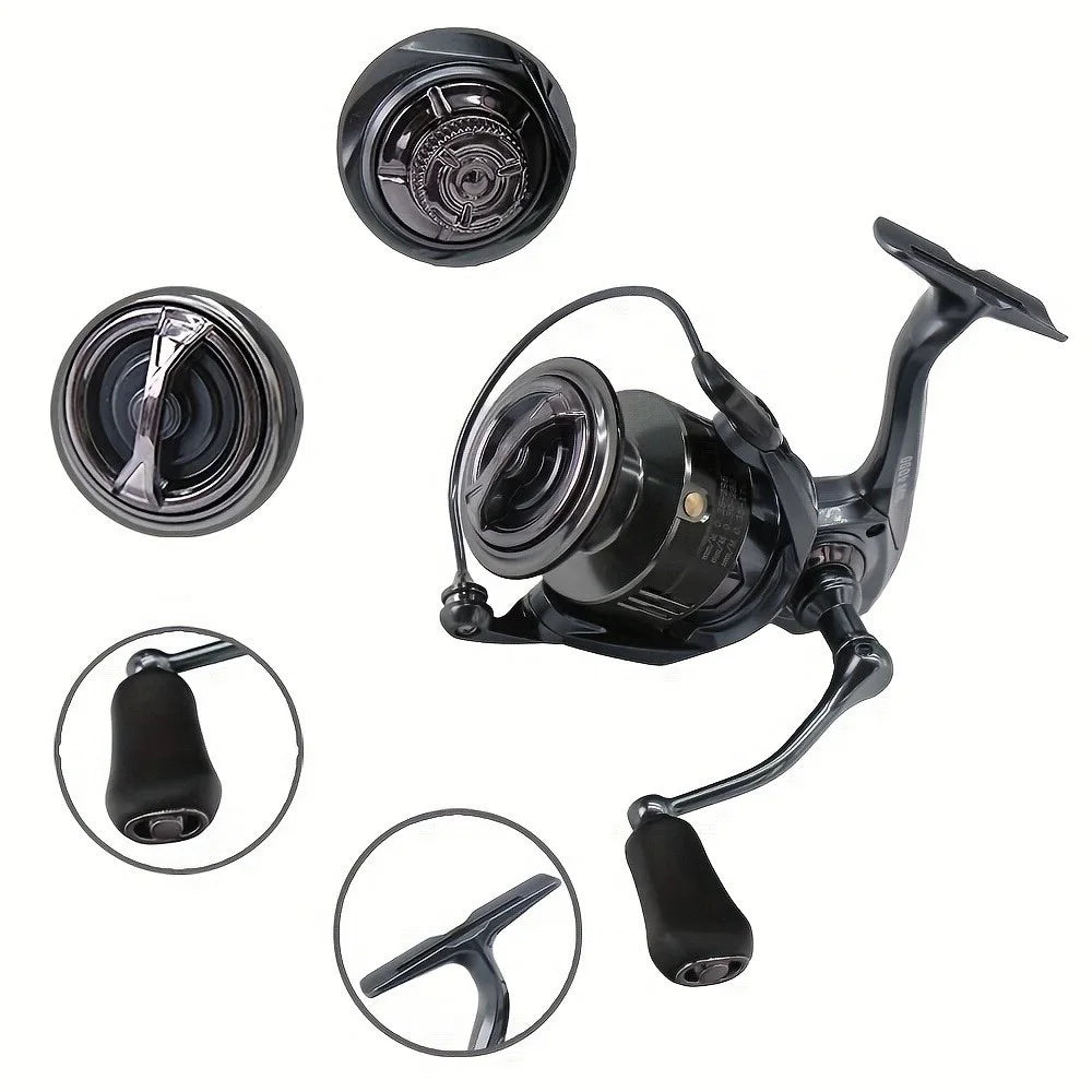 A510 SW1000 5+1BB 5:2:1 Portable Fishing Reel Lightweight Long Casting Spinning Reel - 3