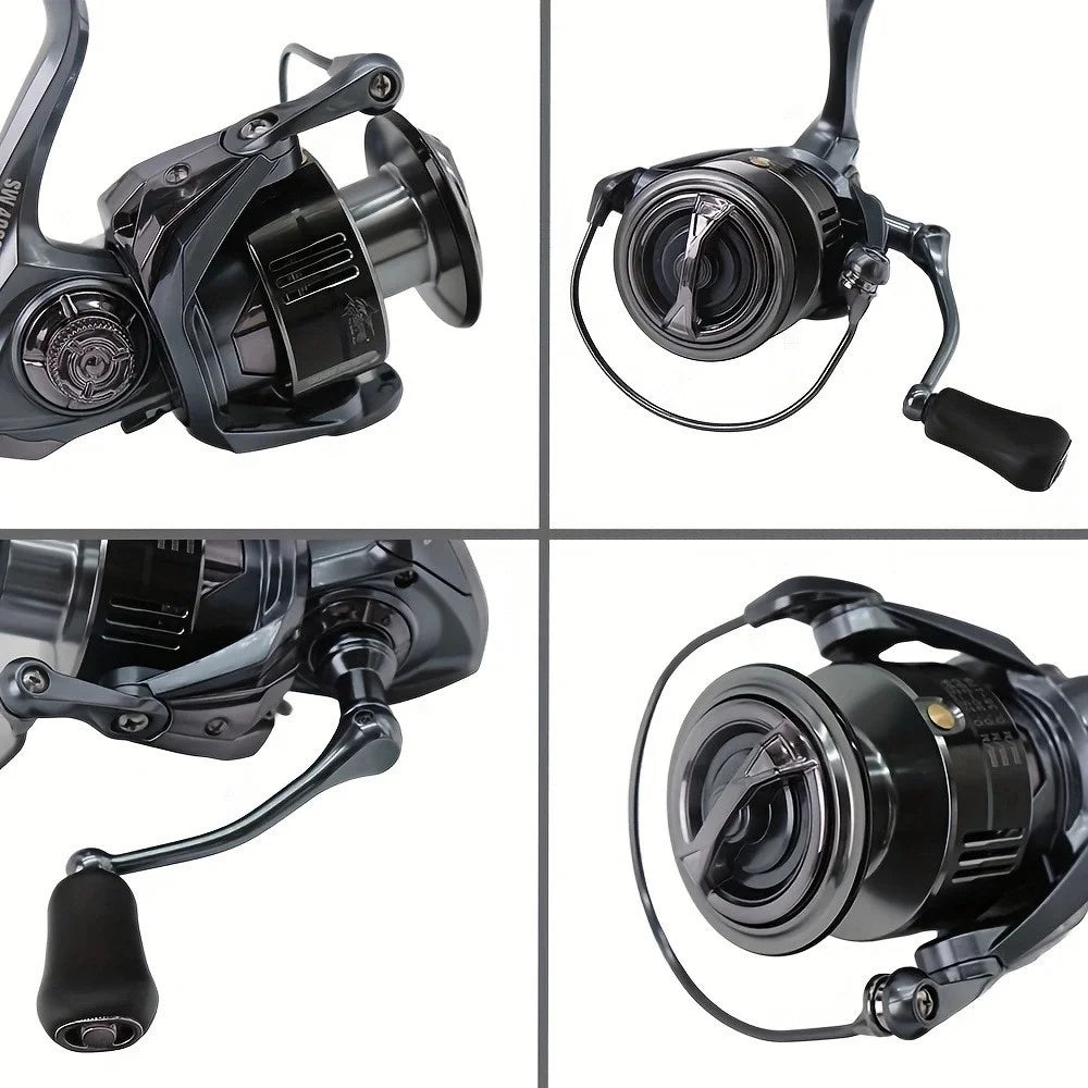 A510 SW1000 5+1BB 5:2:1 Portable Fishing Reel Lightweight Long Casting Spinning Reel - 4