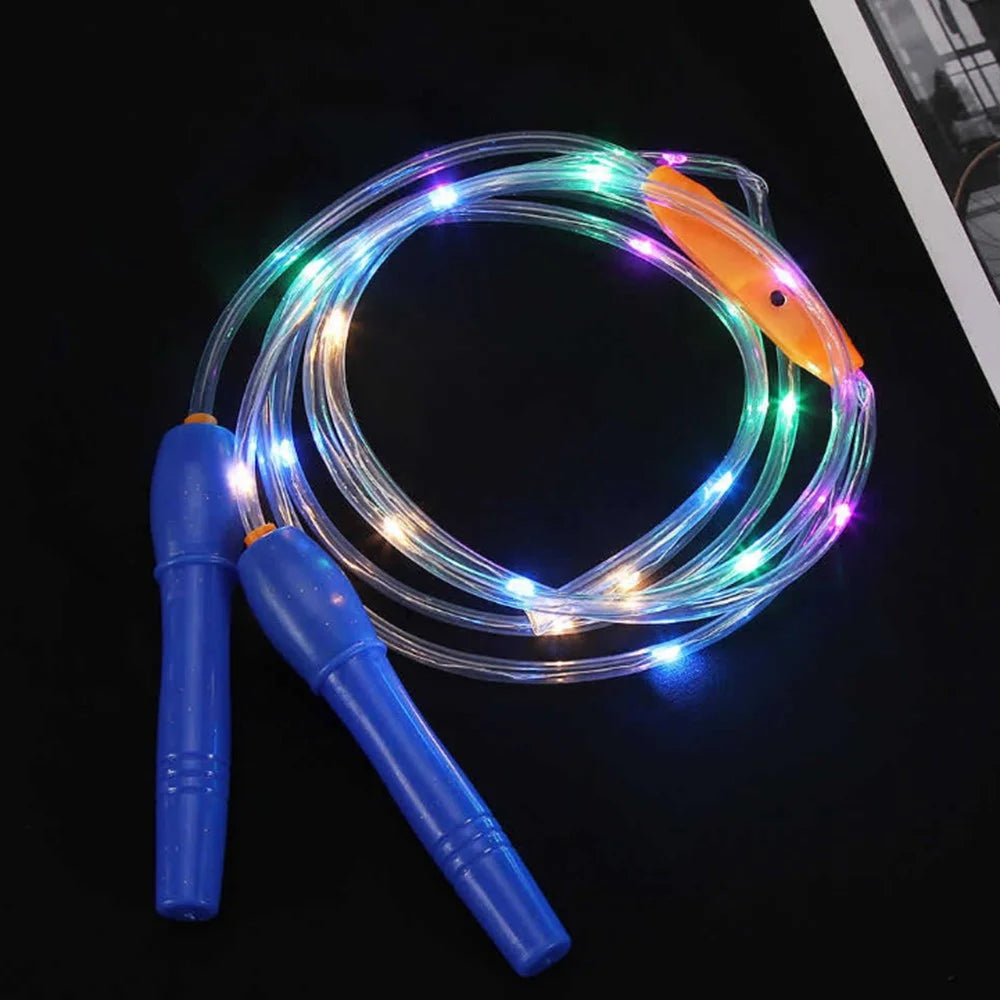 LED Light Up Jump Rope Glowing In The Dark Non-slip Skipping Rope Fitness Exercise - Random - 5