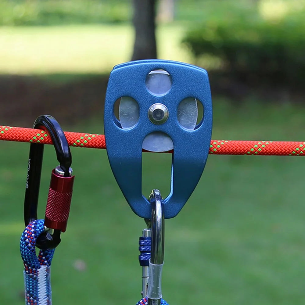 XINDA XD-8611 Outdoor Mountaineering Rescue Speedway Expansion Lifting Metal Big Pulley with Bearing - 5