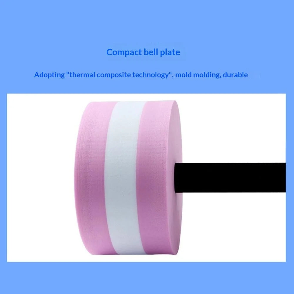 1 Pair EVA Foam Water Dumbbells Aqua Fitness Equipment Anti Slip Lightweight Pool Exercise Training 111.4g / pcs - Blue - 7