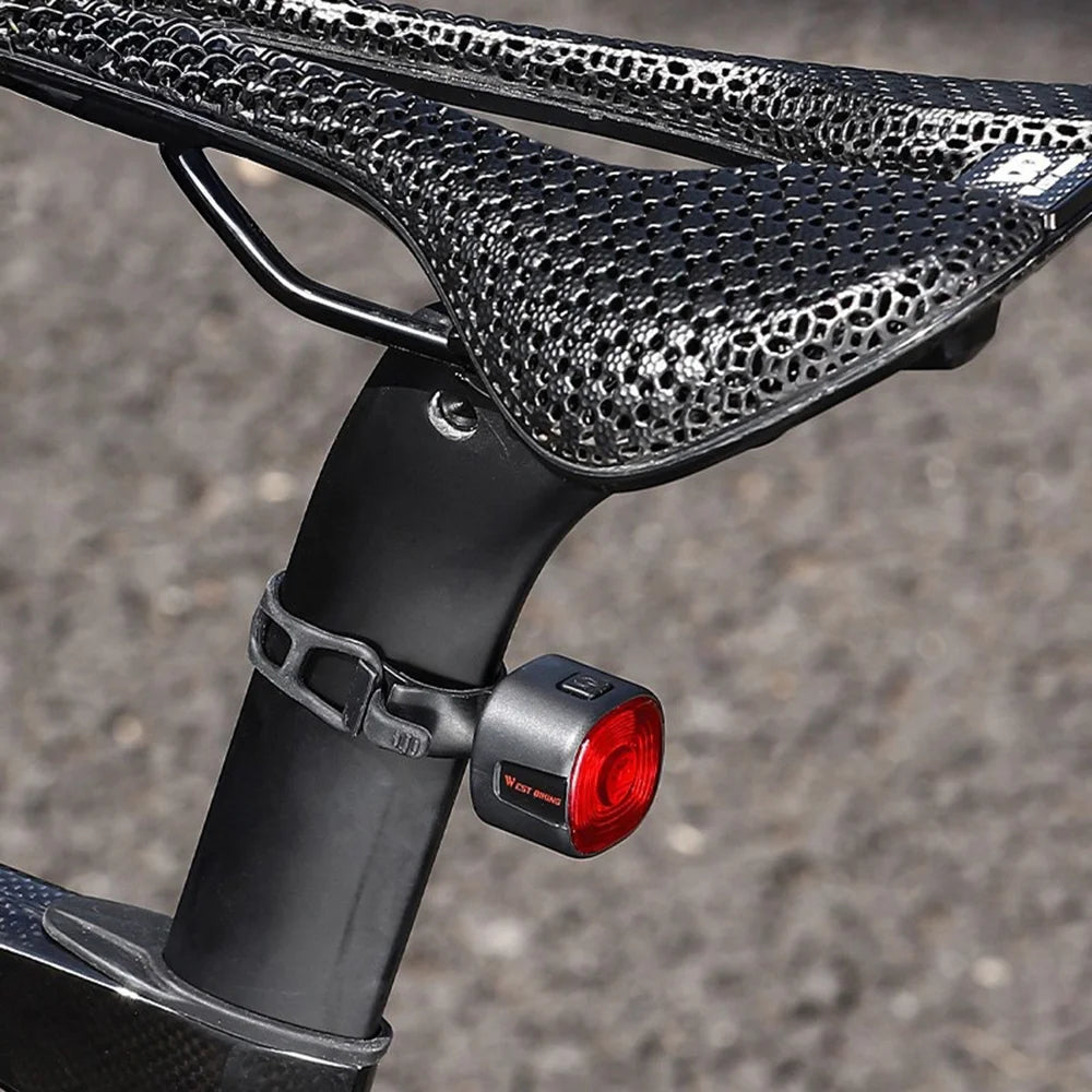 WEST BIKING WT09S Smart Auto Brake Sensor Tail Light 6 Modes IP66 Waterproof Bicycle Warning Lamp for Cycling - Smart Edition - 4